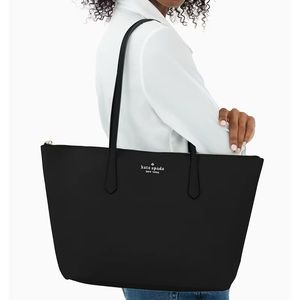 NWOT Kate Spade Nylon Black Large Tote